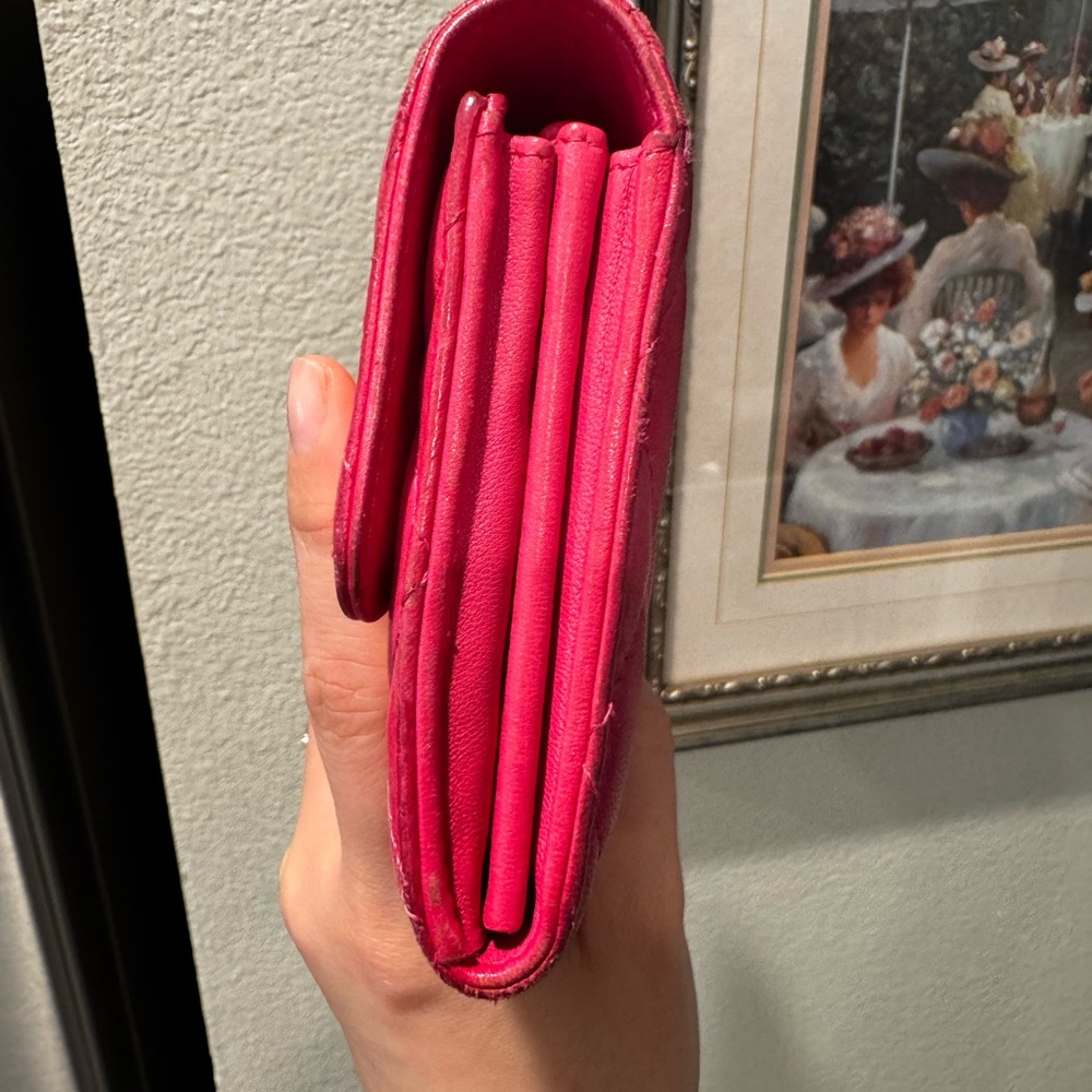 CHANEL Long Wallet Matelasse Barbie pink - Picture 10 of 17